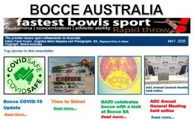 Bocce Australia – eNews May 2020